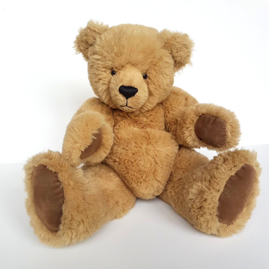 Teddy & Friends TEDDY BEAR Heavy 35cm 5 Way Jointed Soft Toy Stuffed Animal Cute0