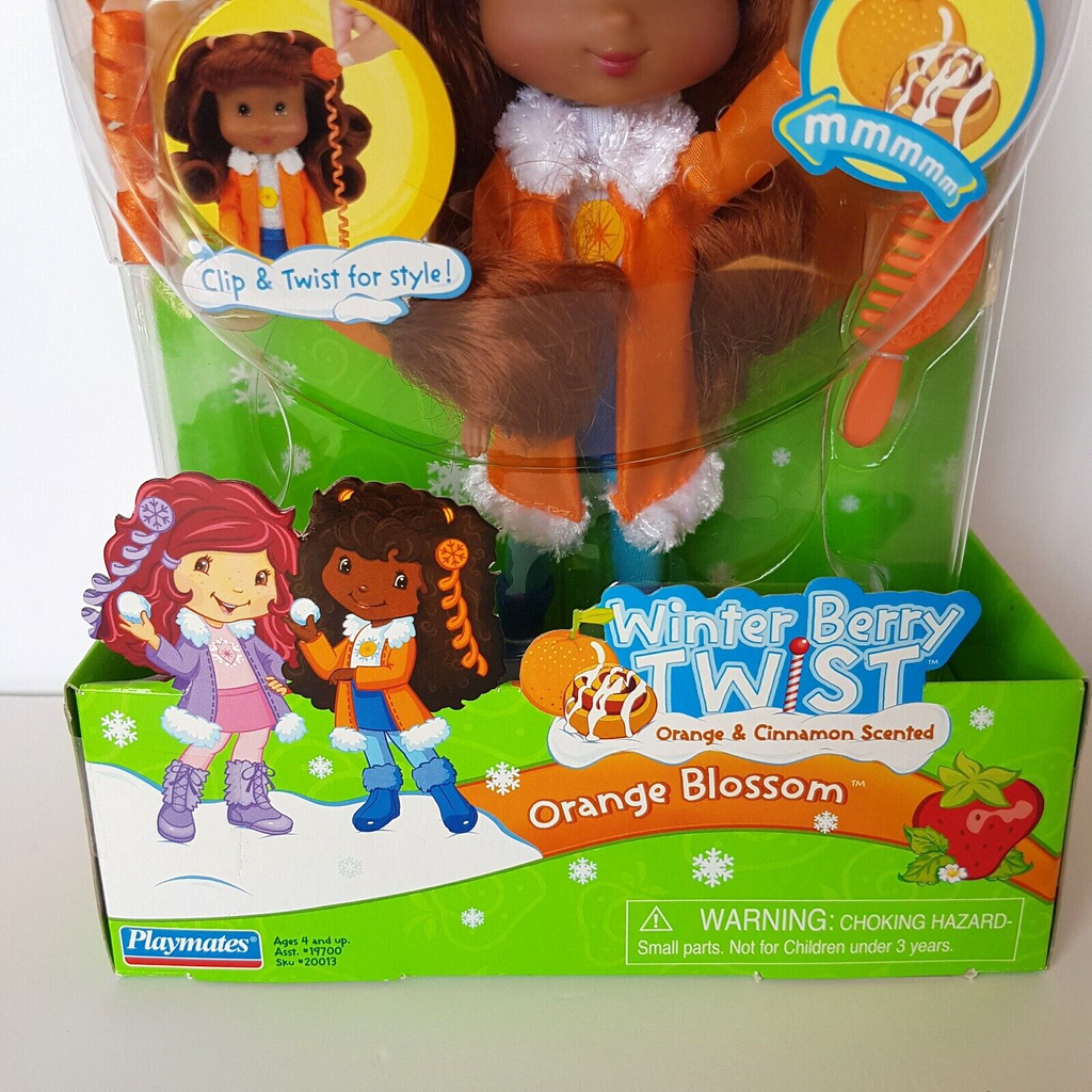 Strawberry Shortcake ORANGE BLOSSOM Winter Berry Twist Doll 2007 Scented Toy2