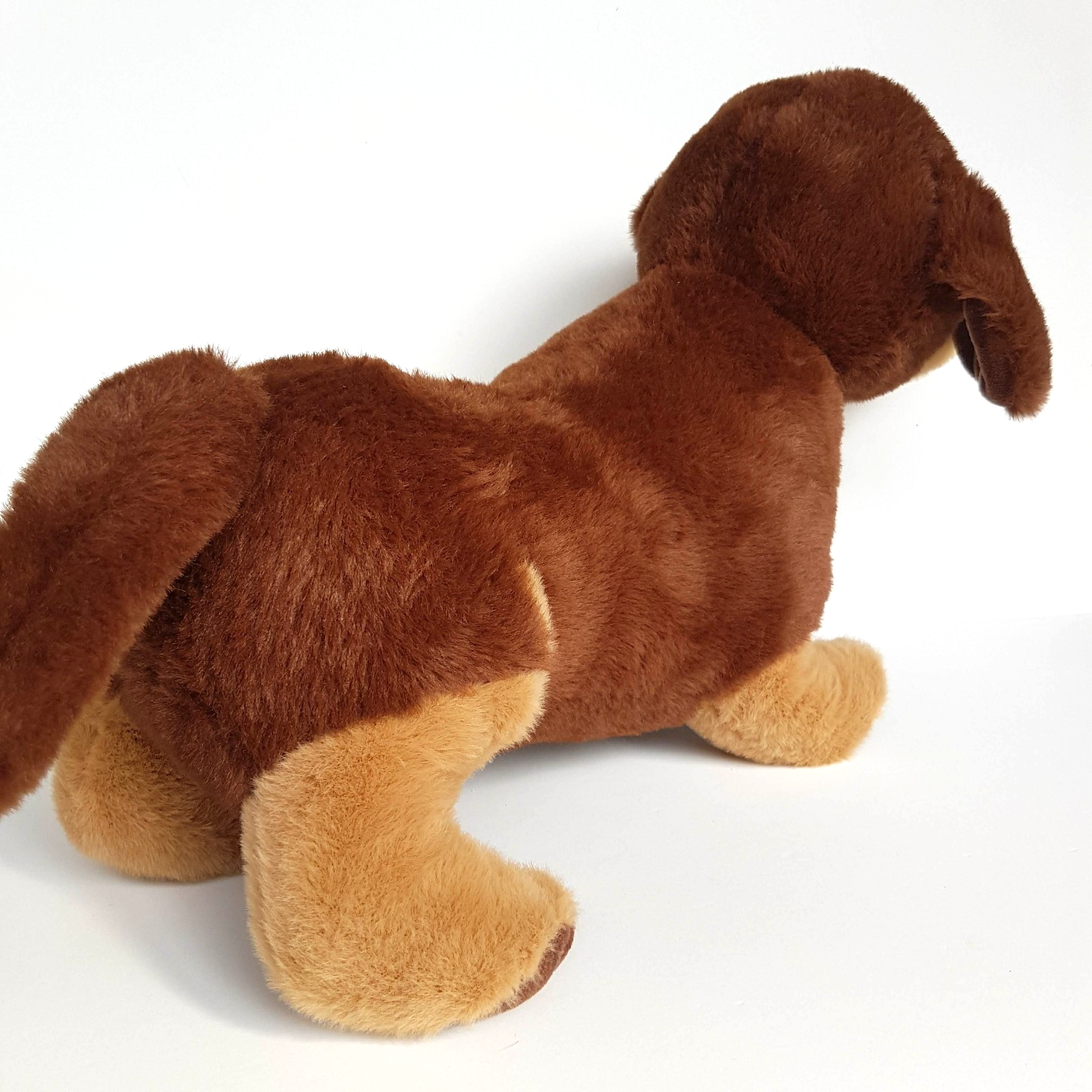 DACHSUND SAUSAGE DOG Plush 41cm Soft Toy Stuffed Animal Pet Cuddly Brown Puppy9