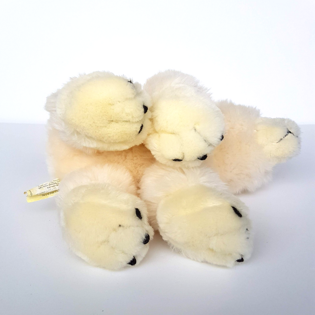 Sea World WHITE POLAR BEAR 19cm Stuffed Animal 2008 Arctic Bear Soft Toy Cute6