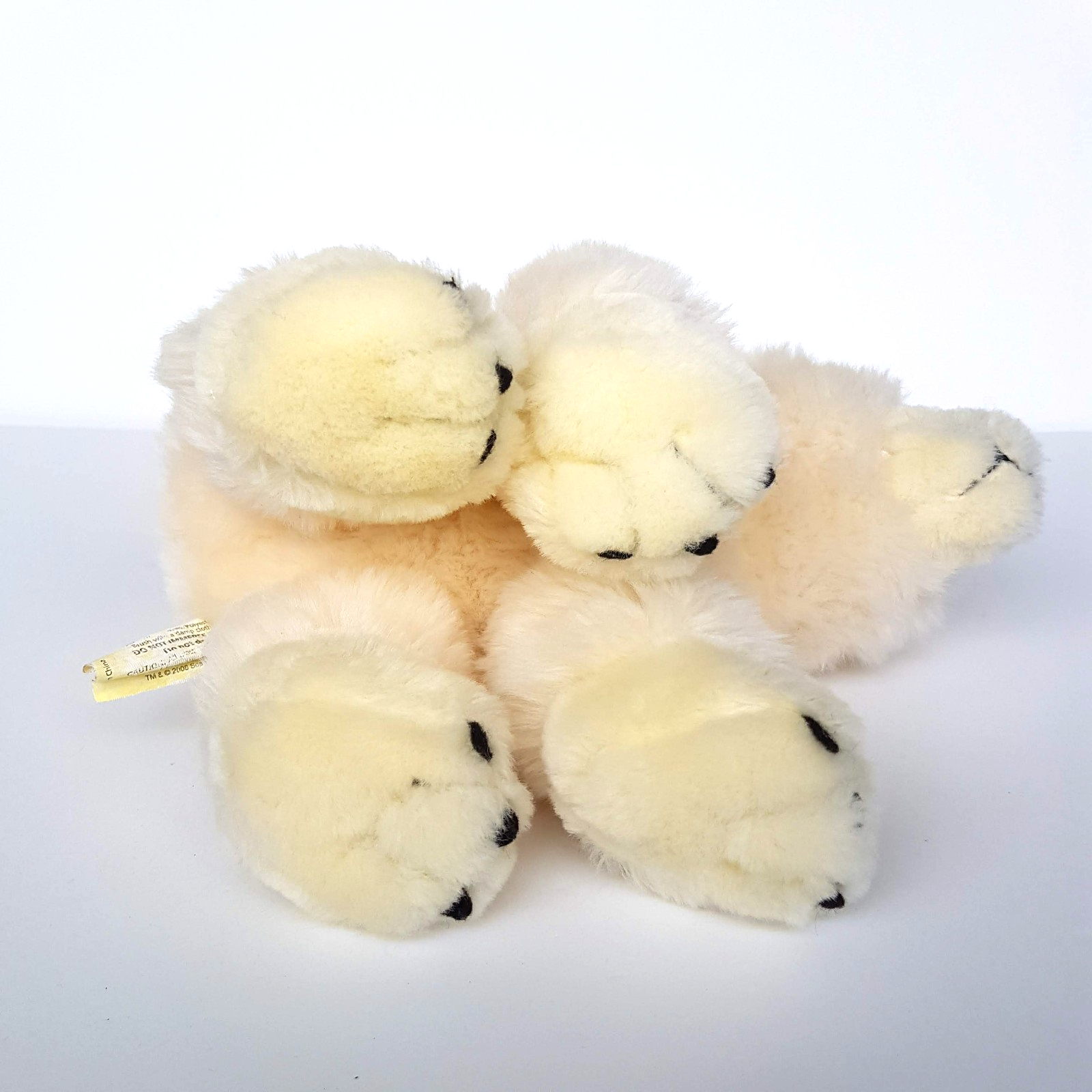 Sea World WHITE POLAR BEAR 19cm Stuffed Animal 2008 Arctic Bear Soft Toy Cute6
