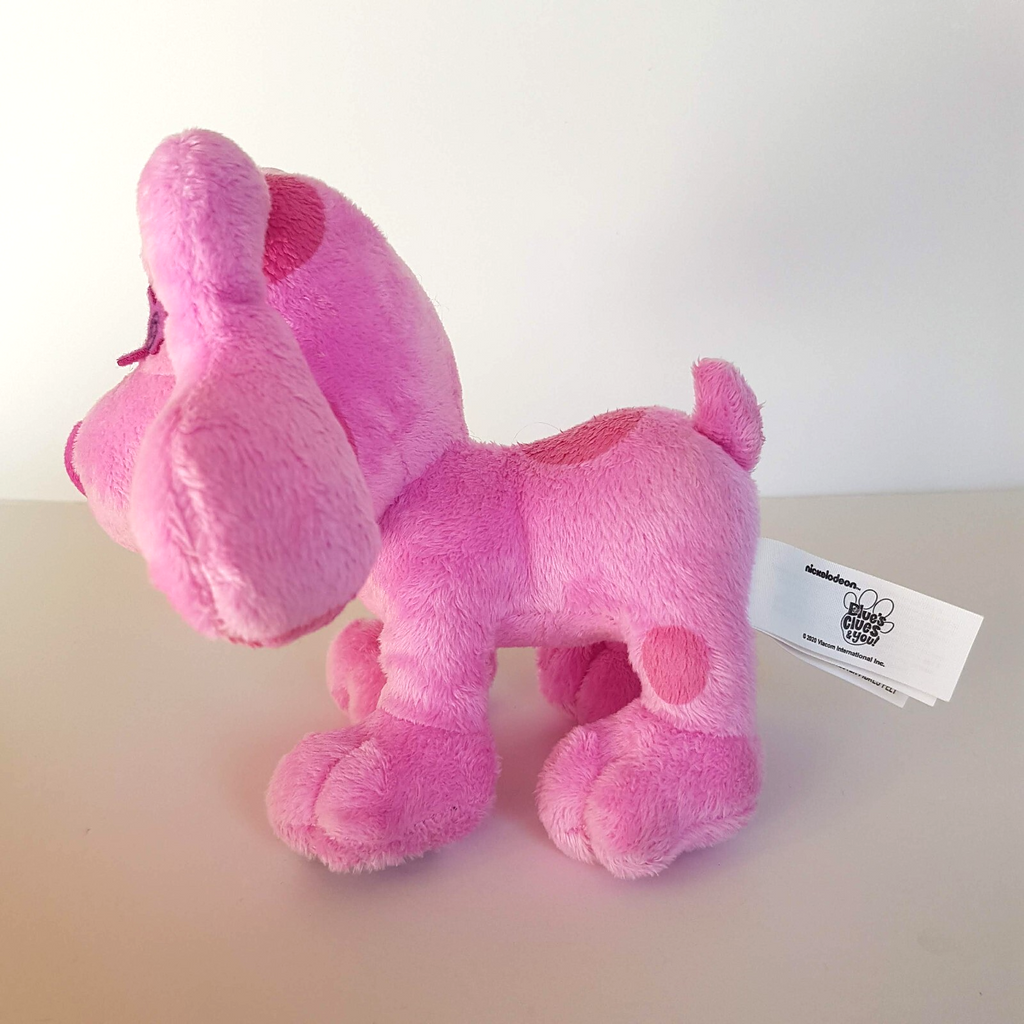 Blues Clues MAGENTA Plush Dog Nikelodeon Soft Toy Stuffed Animal Pink Glasses2