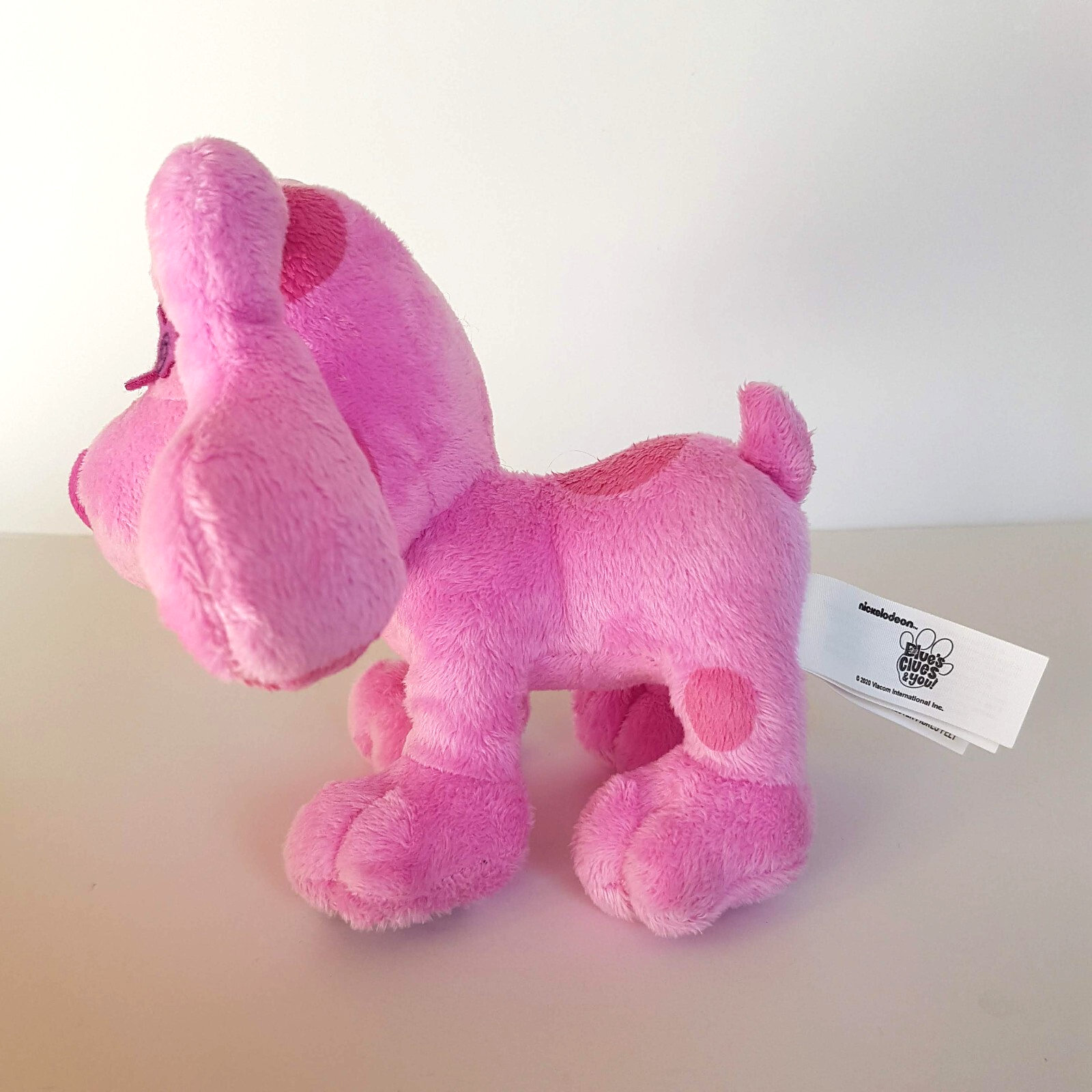 Blues Clues MAGENTA Plush Dog Nikelodeon Soft Toy Stuffed Animal Pink Glasses2
