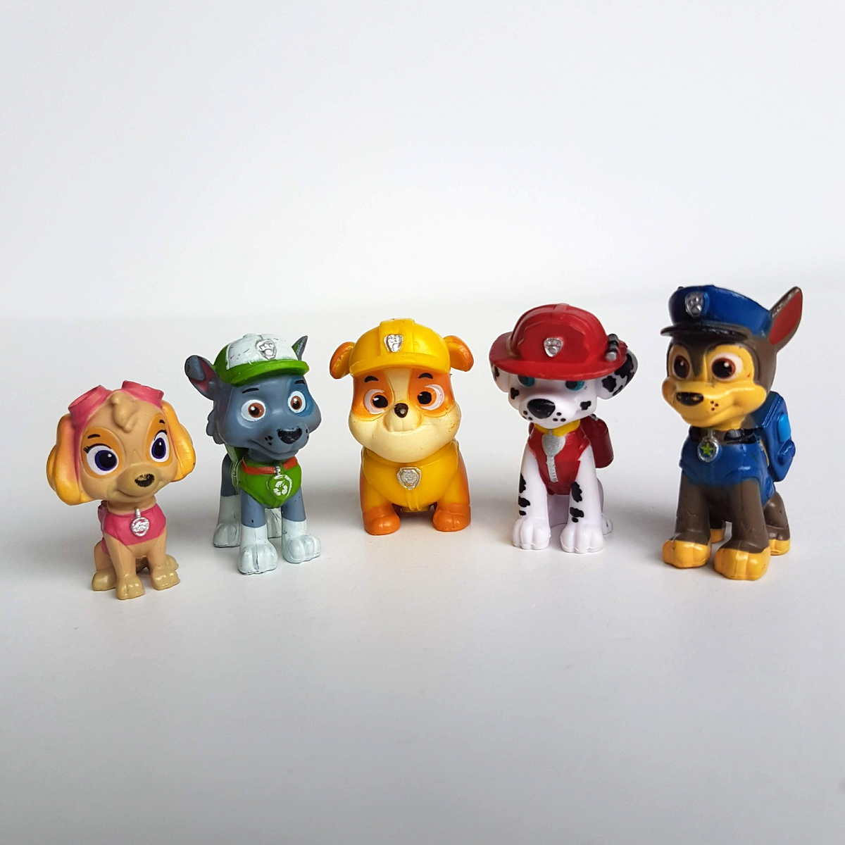 Paw Patrol MINI FIGURES LOT Chase Skye Marshall Rubble Rocky Action Figure Toys0