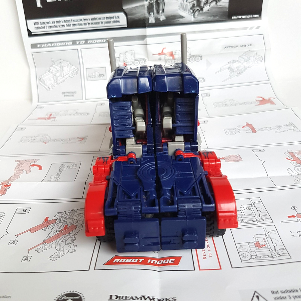 Transformers OPTIMUS PRIME Truck 2007 18cm Autobot Robot Action Figure Toy EUC7