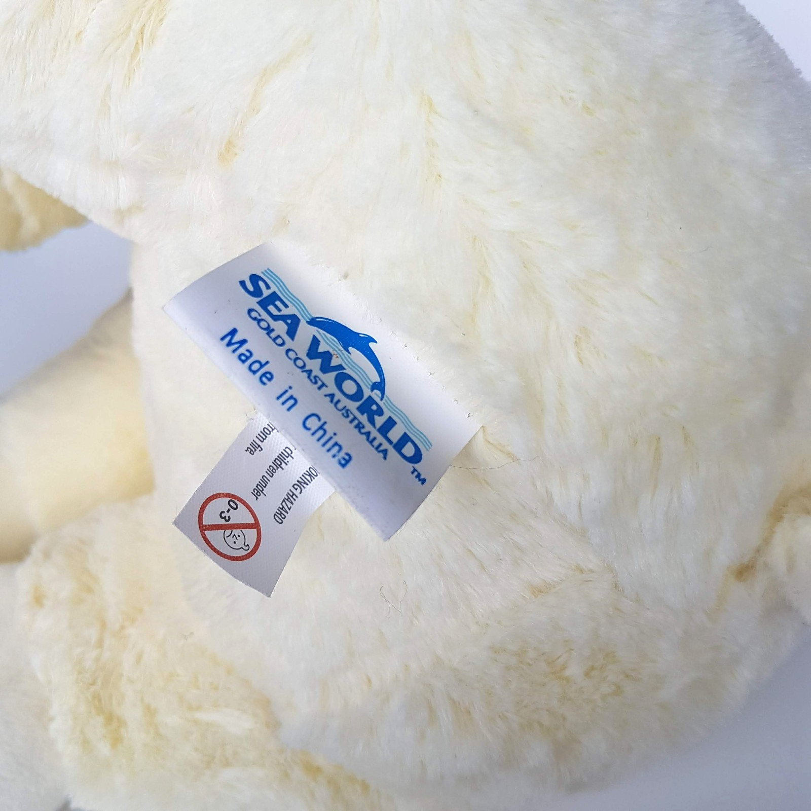Sea World POLAR BEAR 34cm Plush Stuffed Animal Wild Soft Toy Snow Animals Cute8