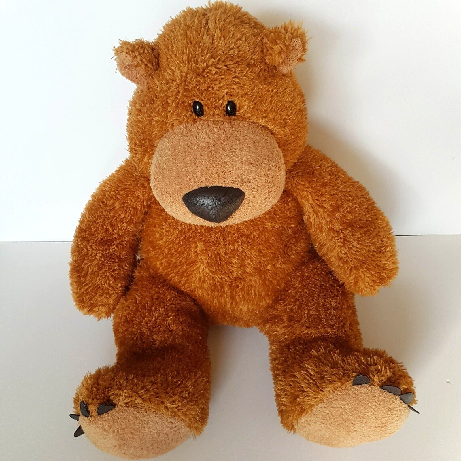 Aurora Large CARAMEL TEDDY BEAR Plush Stuffed Animal Cuddly 42cm Soft Toy Cuddly5
