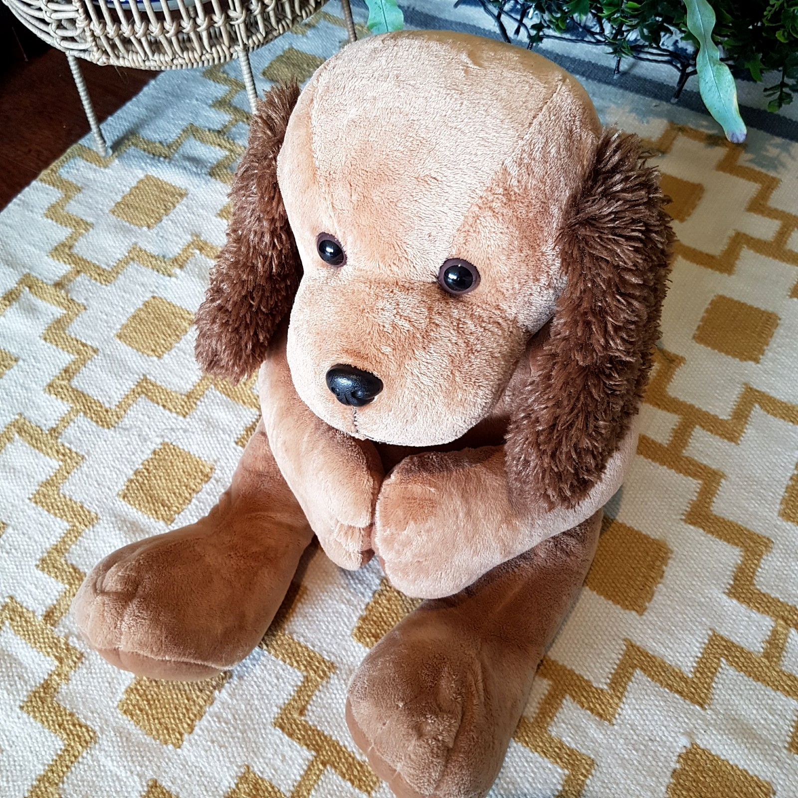 Jumbo RUSS 50cm KARAMA Dog Puppy Plush Magnet Paws Soft Toy Stuffed Animal2