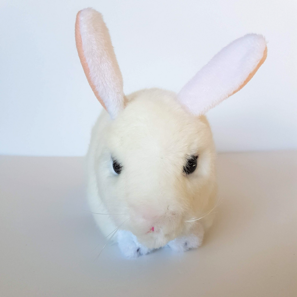 Bocchetta WHITE BUNNY RABBIT Plush Soft Toy Stuffed Animal 25cm Small Pet Toy4