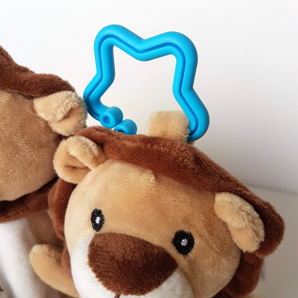 Little Town LION Baby Lovey SET Plush Security Blanket Comforter Sleep Soft Toy4
