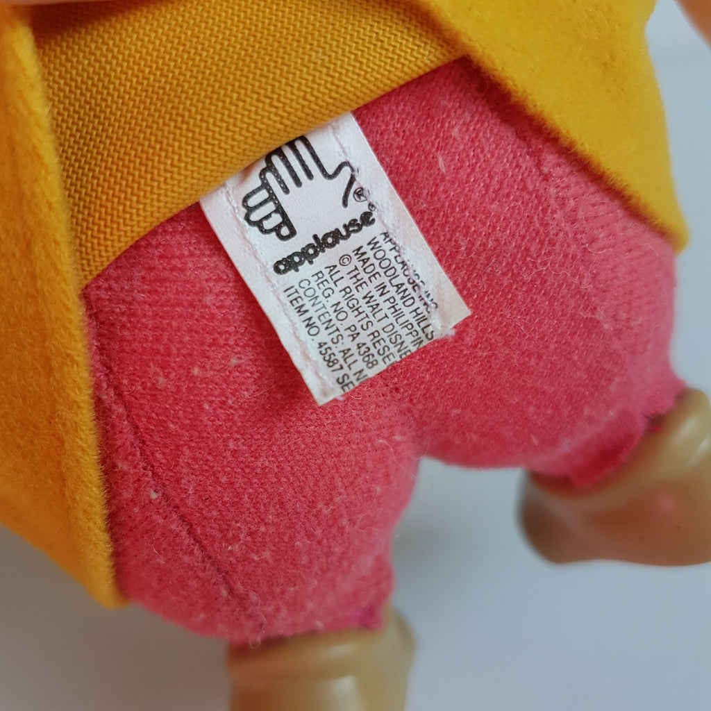 Applause SEVEN DWARFS Rubber Face Plush Soft Toy Dopey Bashful Happy Vintage Toy16