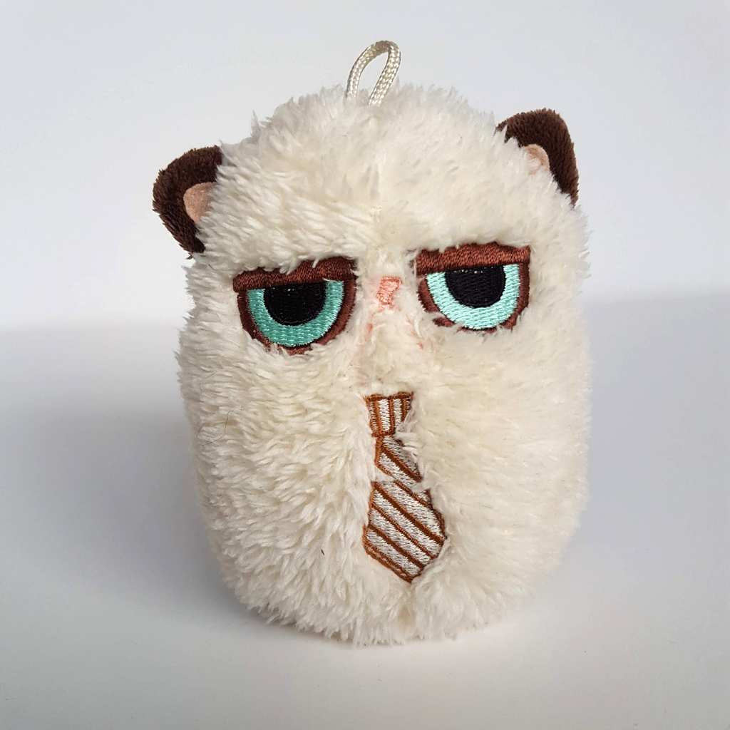 Gund GRUMPY CAT TIE Plush Soft Toy Stuffed Animal Kitten NO STRAP Funny Toy Cute3