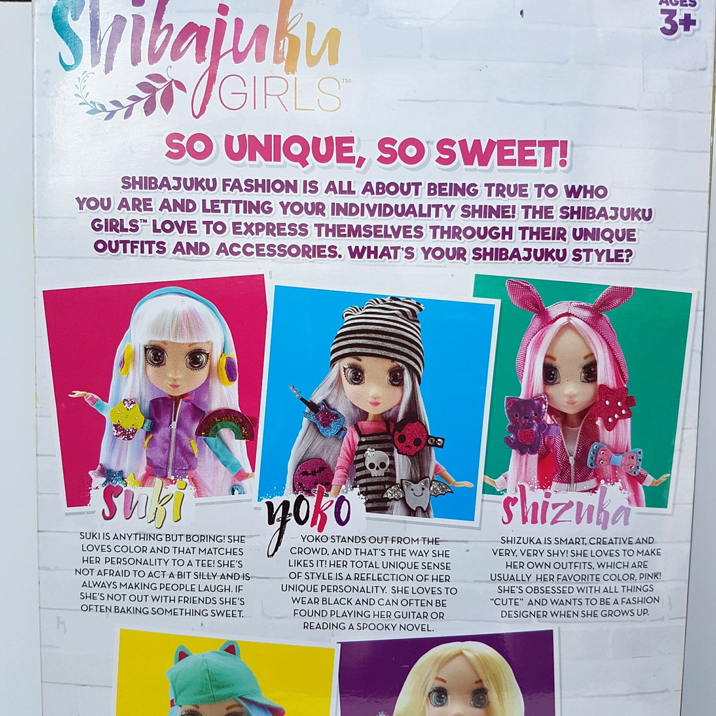 SHIBAJUKA GIRLS Doll KOE 2016 13" Retired Rare Fashion Doll Boxed Collectible12