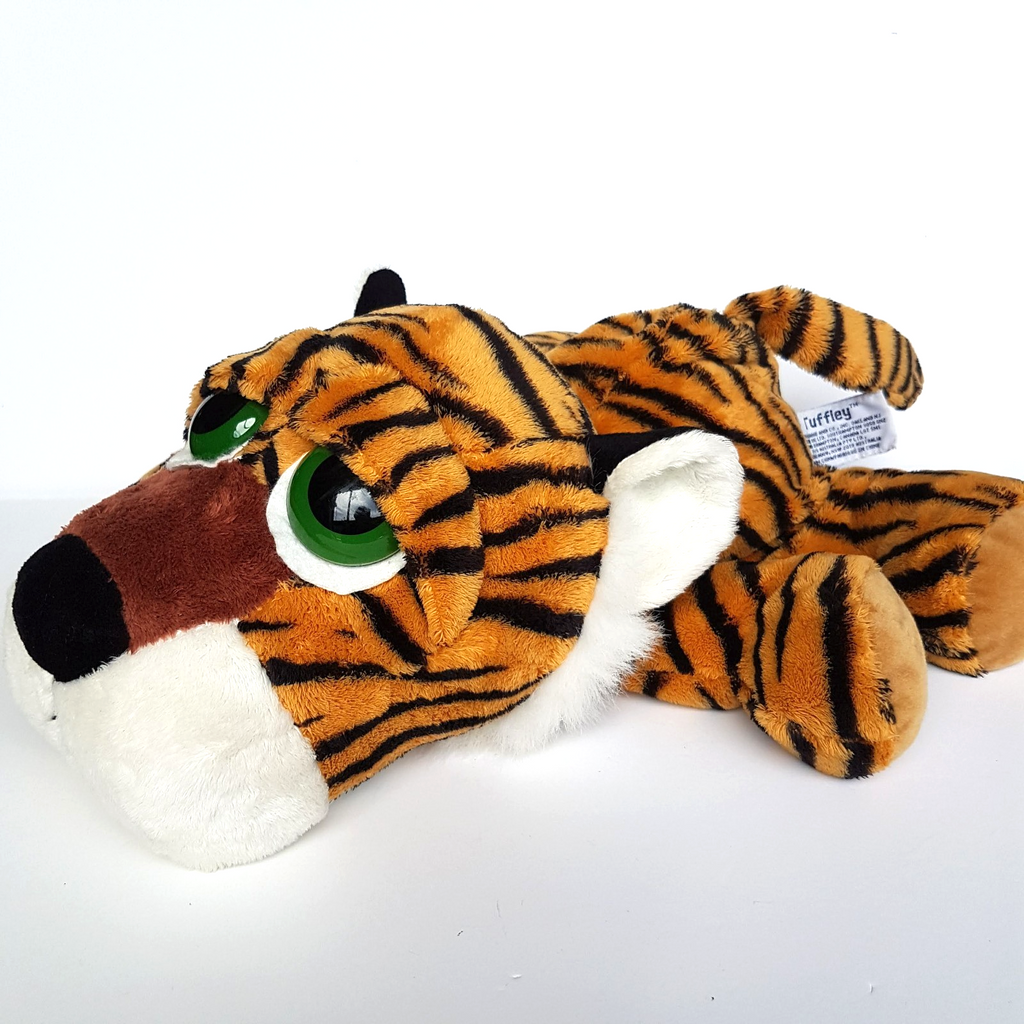 Russ LARGE TUFFLEY TIGER Lil' Peepers 36cm Big Eye Soft Toy Plush Stuffed Animal0