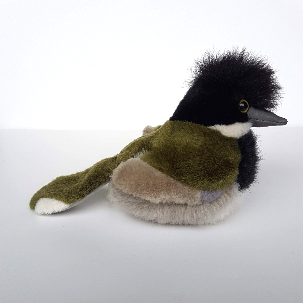 RARE Wild Republic EASTERN WHIPBIRD Plush Toy Bird NO SOUND Soft Toy Animal Cute3