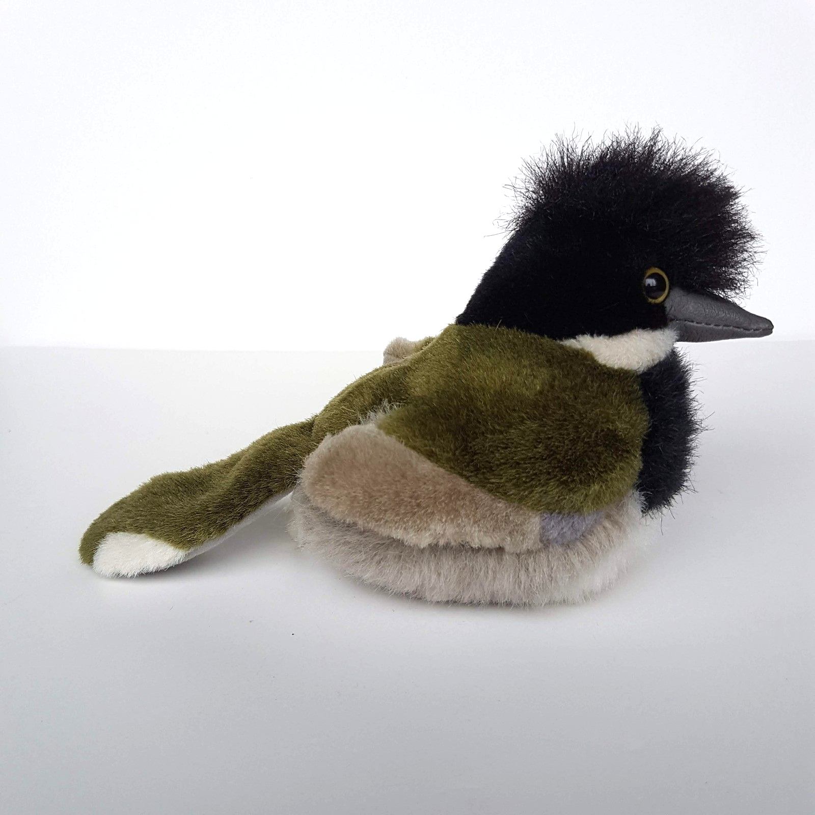 RARE Wild Republic EASTERN WHIPBIRD Plush Toy Bird NO SOUND Soft Toy Animal Cute3