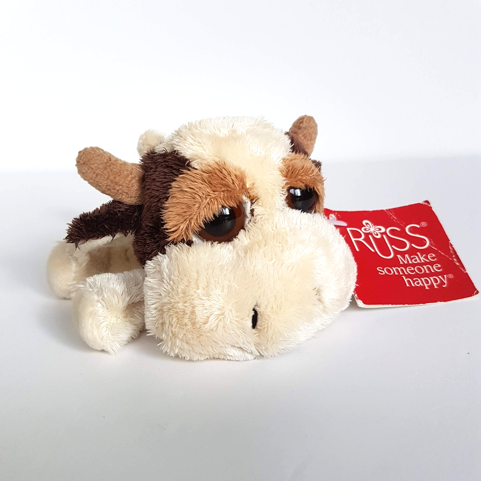 Russ PEEPERS COW BULL MARLO Floppy Plush TAG Small 12cm Soft Toy Stuffed Animal0