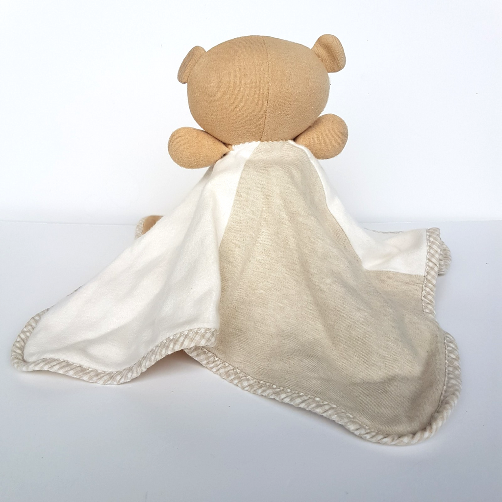 NP Baby TEDDY BEAR LOVEY Plush Security Blanket Comforter Brown Animal Soft Toy9