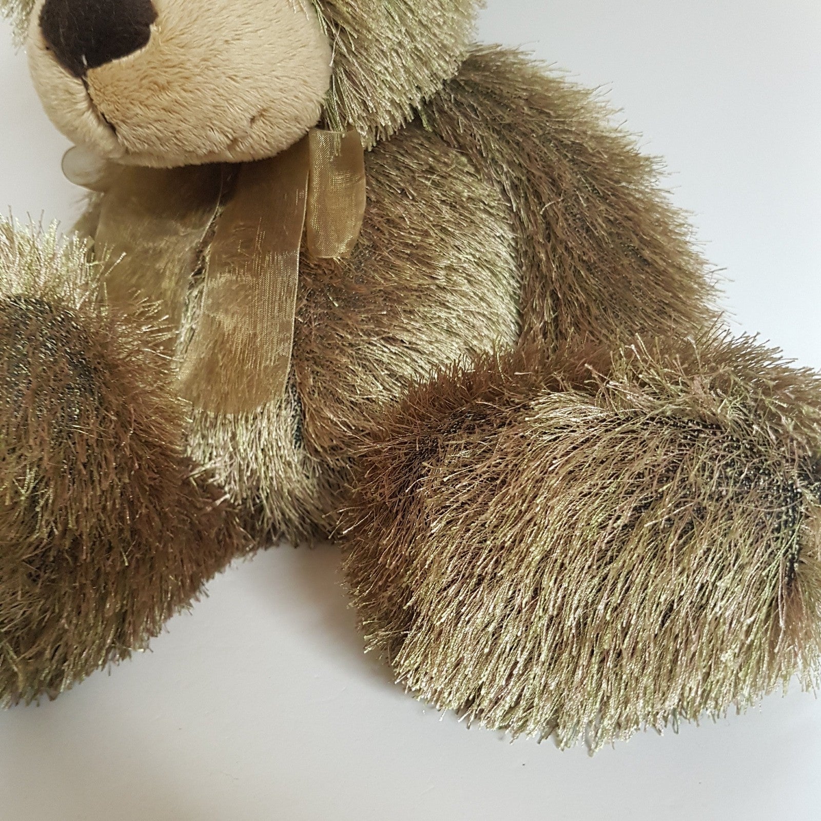 Baby Touch SHAGGY TEDDY BEAR 45cm Plush Soft Toy Floppy Stuffed Animal Cuddly4