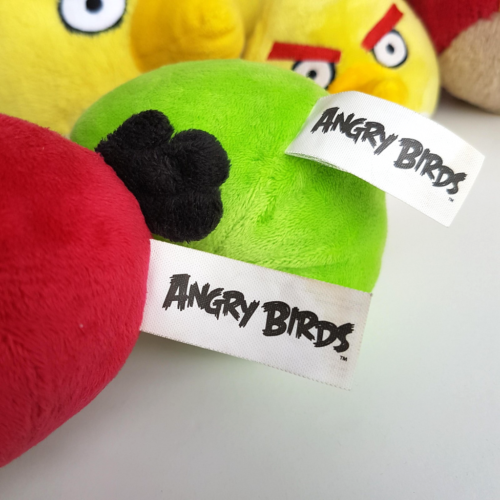 Angry Birds MIXED LOT Chuck Red Pig Eagle Game Plush Stuffed Animal Soft Toy6