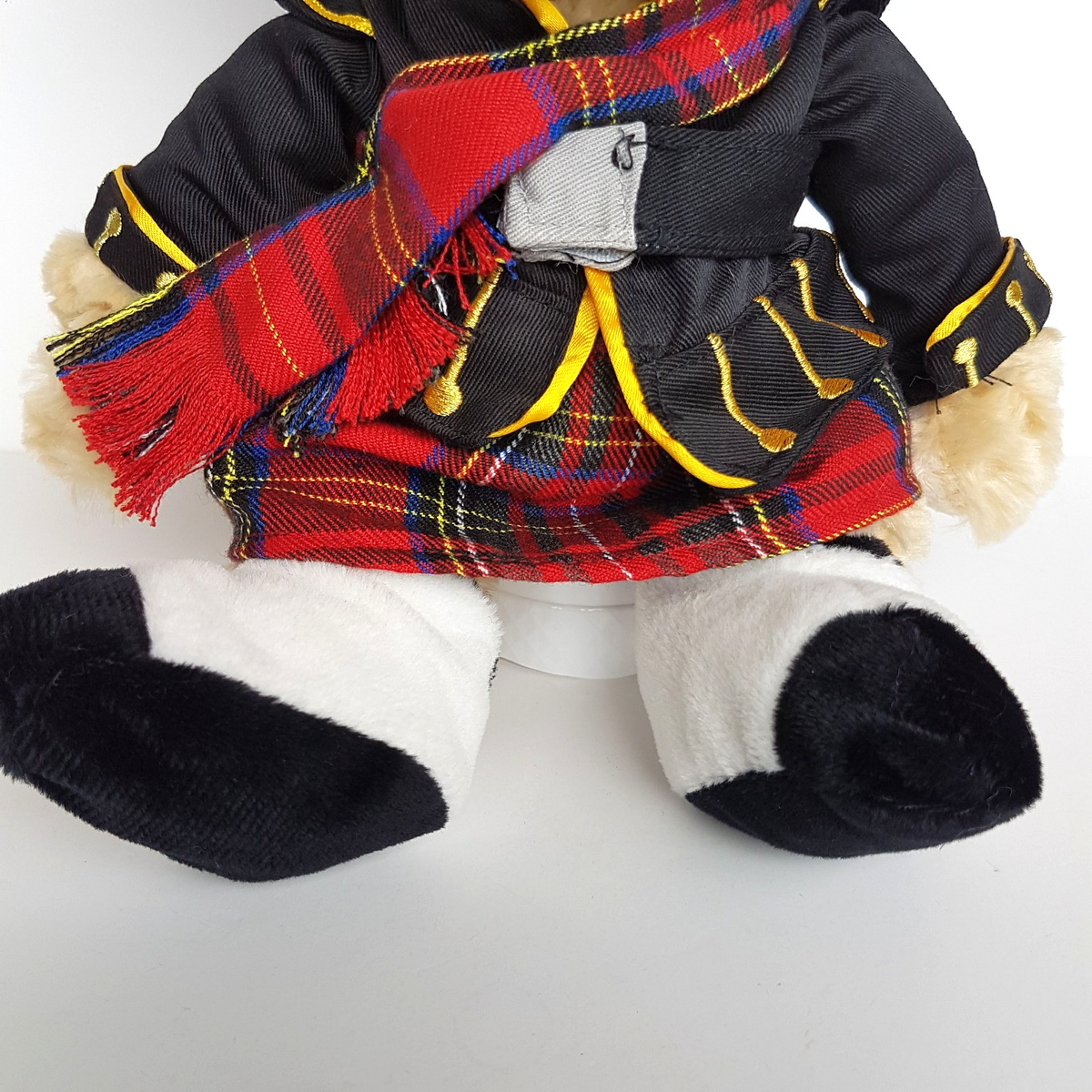 Russ SCOTTISH PIPER BEAR Teddy Bear 29cm Plush Plaid Stuffed Animal Soft Toy4