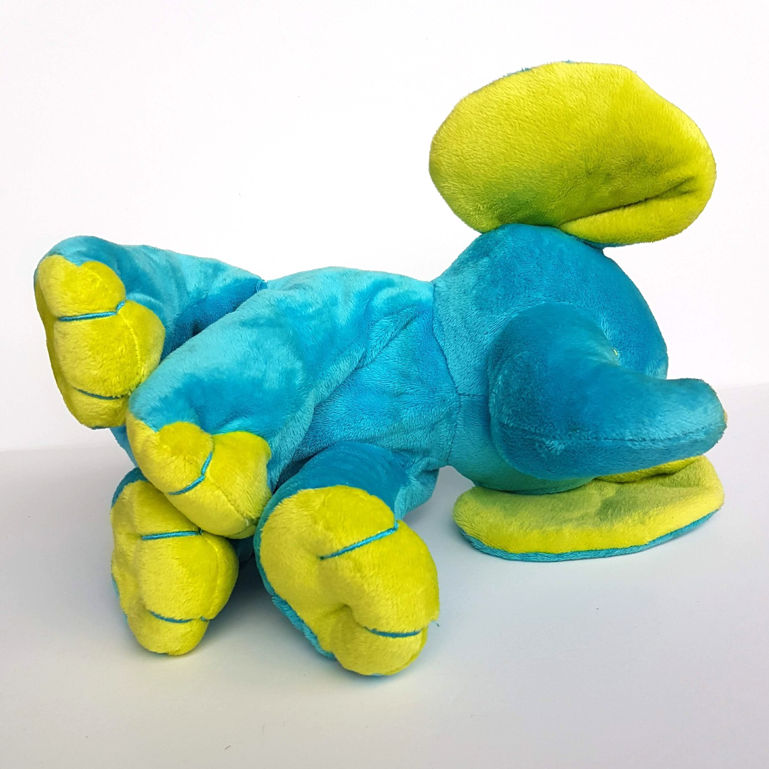 Teddy & Friends ELEPHANT Plush Blue Green Neon Soft Toy Stuffed Animal Floppy9
