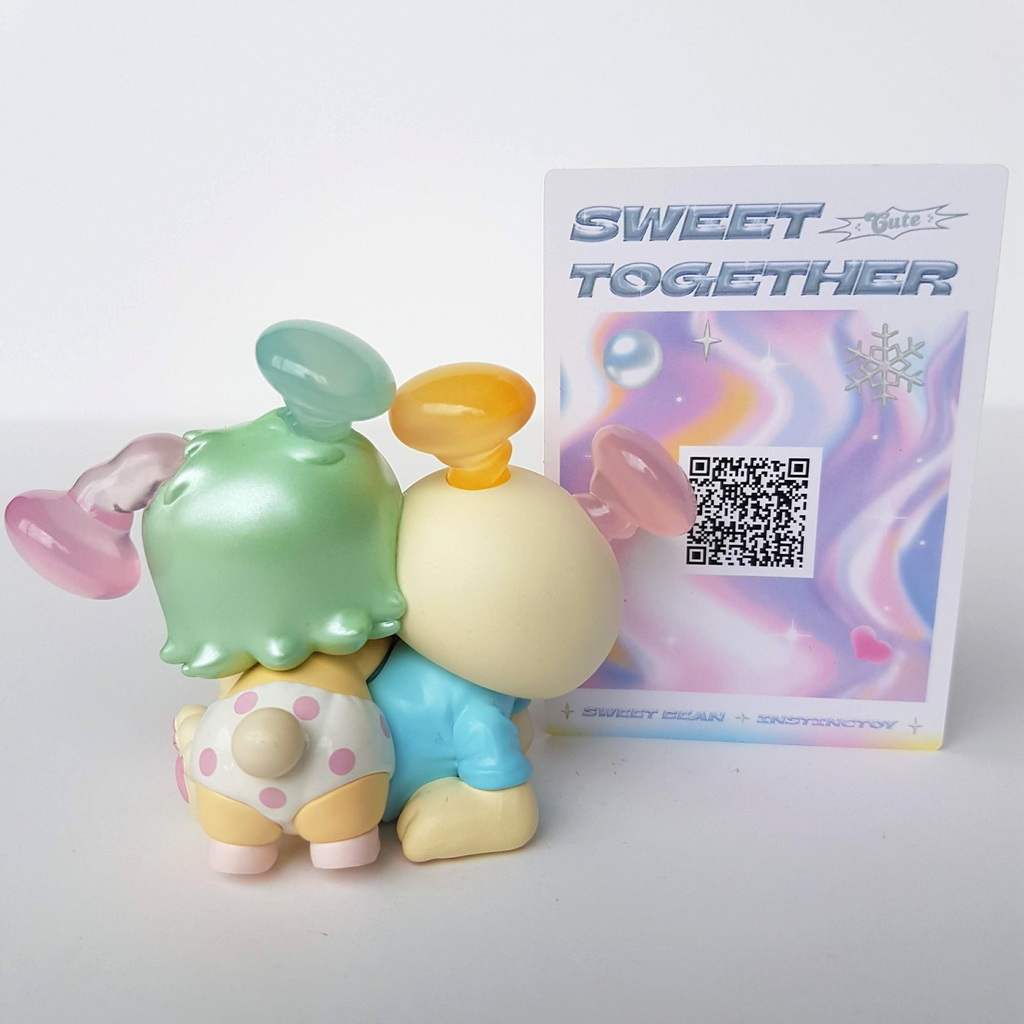 Pop Mart SWEET BEAN x INSTINCTOY Booo Ma Sweet Bean 7cm + Card Figure Pastel Toy5