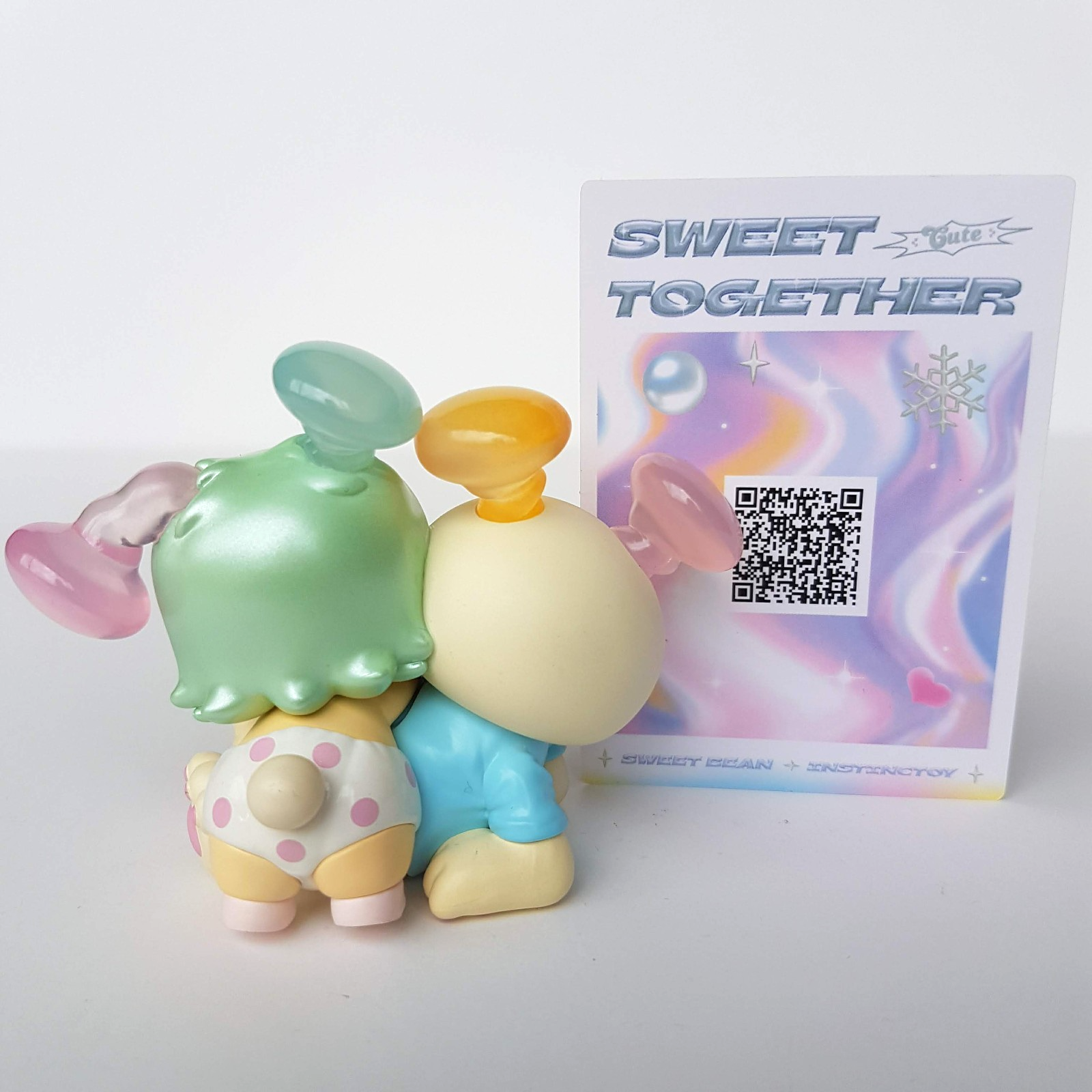 Pop Mart SWEET BEAN x INSTINCTOY Booo Ma Sweet Bean 7cm + Card Figure Pastel Toy5