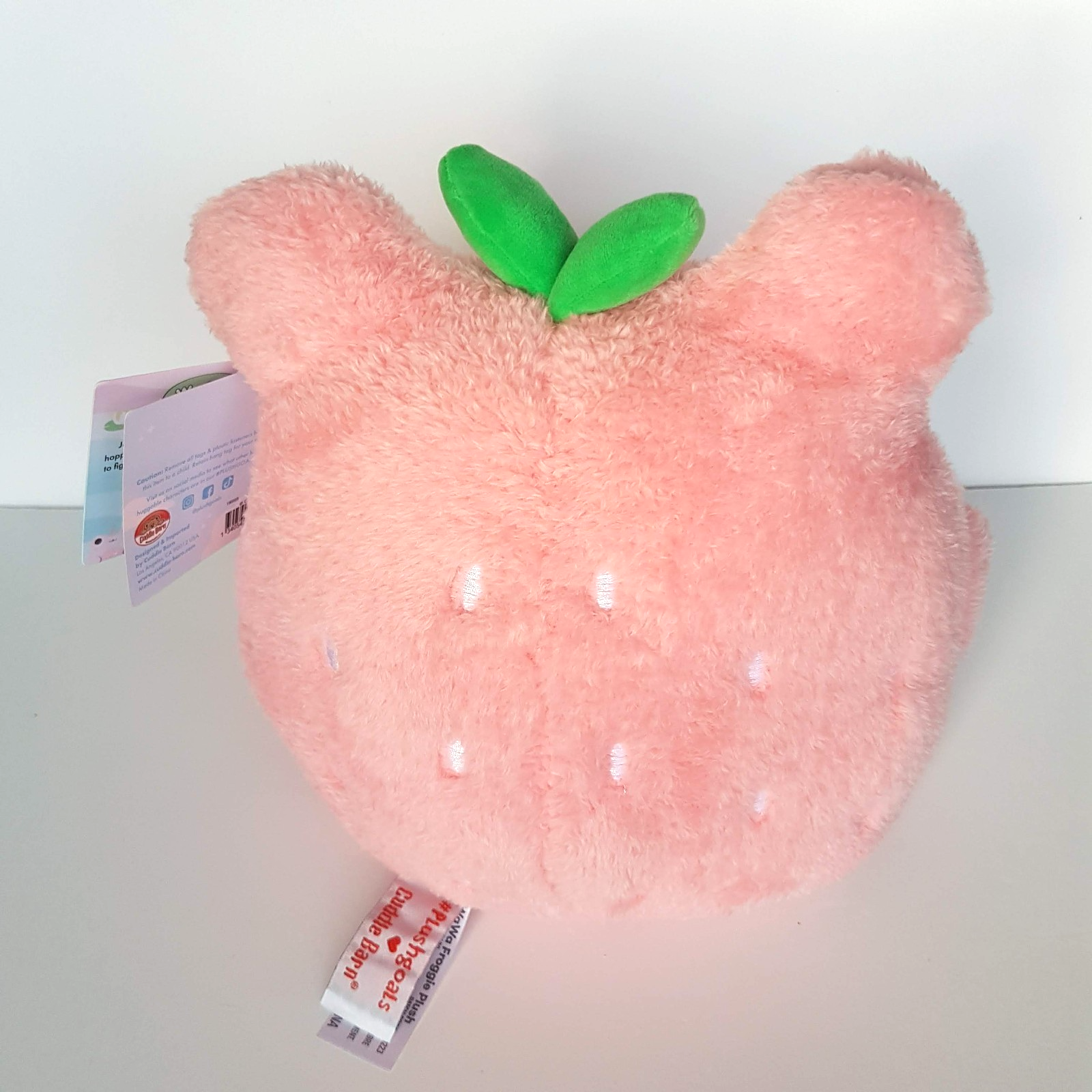 Cuddle Barn STRAWBERRY WAWA Froggie Frog Plush Goals Soft Toy Stuffed Animal6