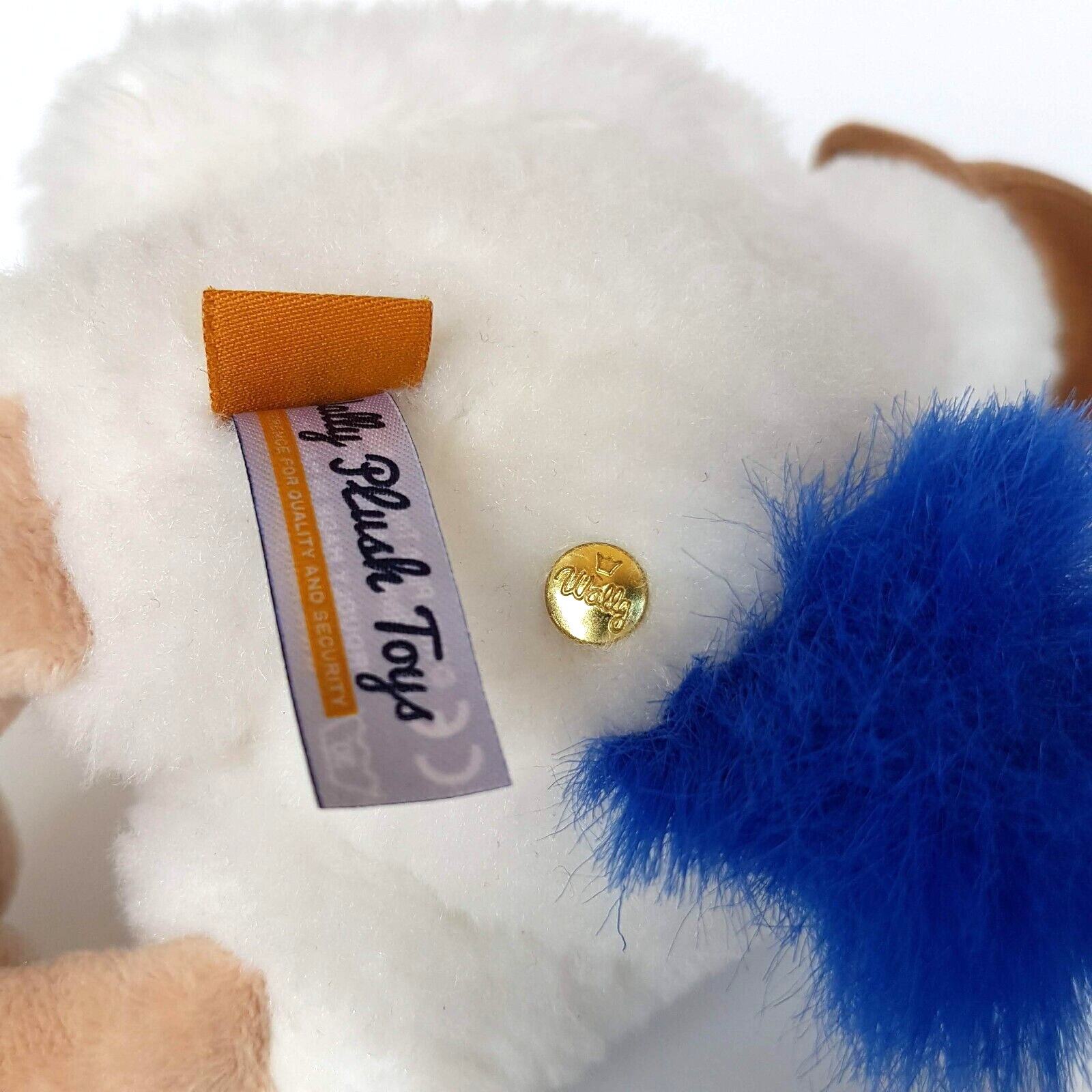 Wally WHITE DODO Plush 35cm Extinct Stuffed Animal Soft Toy White Bird Hat Blue9
