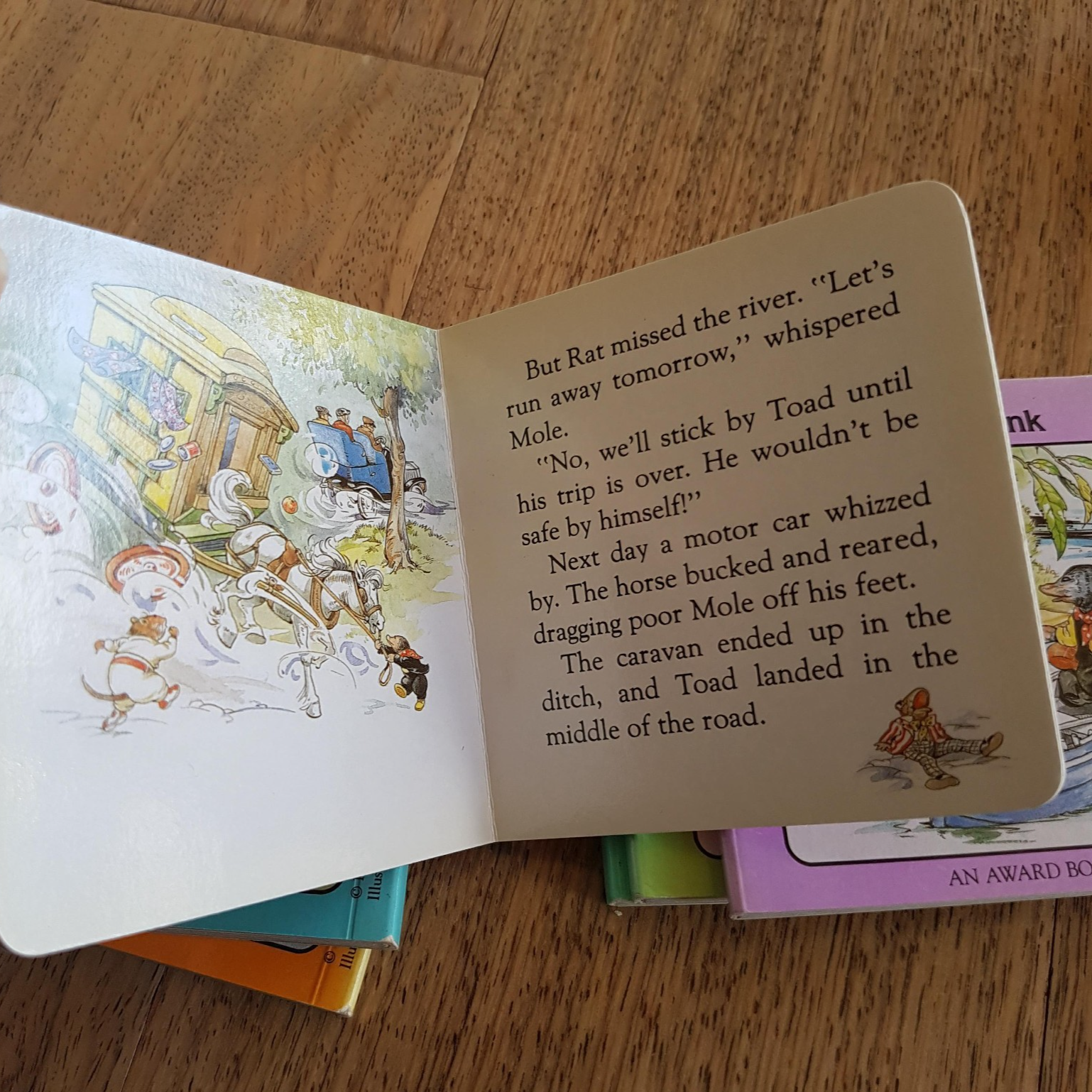 Vintage WIND IN THE WILLOWS & BRER RABBIT Book Lot Childrens Bundle Board 198823