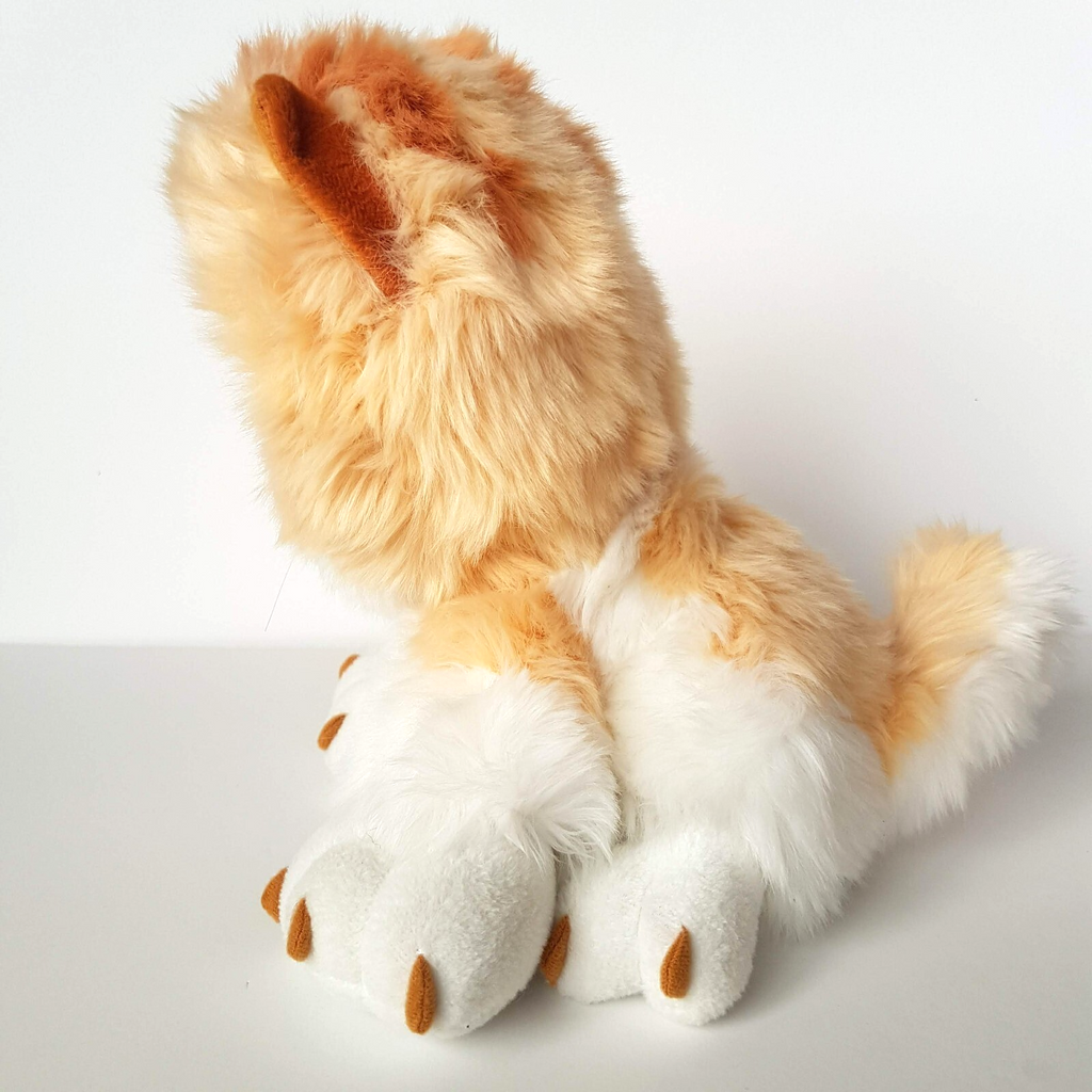 Pawphans RAGDOLL CAT GINGER KITTEN 25cm Plush 2005 Toy Stuffed Animal Pet RSPCA6