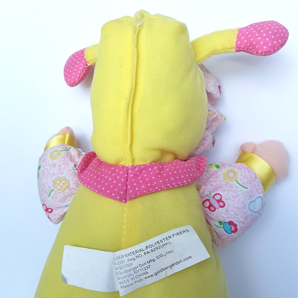 Goldberger LOVE BUG Doll 11” Pastel Baby Vinyl Face Cuddle Lovey Sleep Kids Toy11