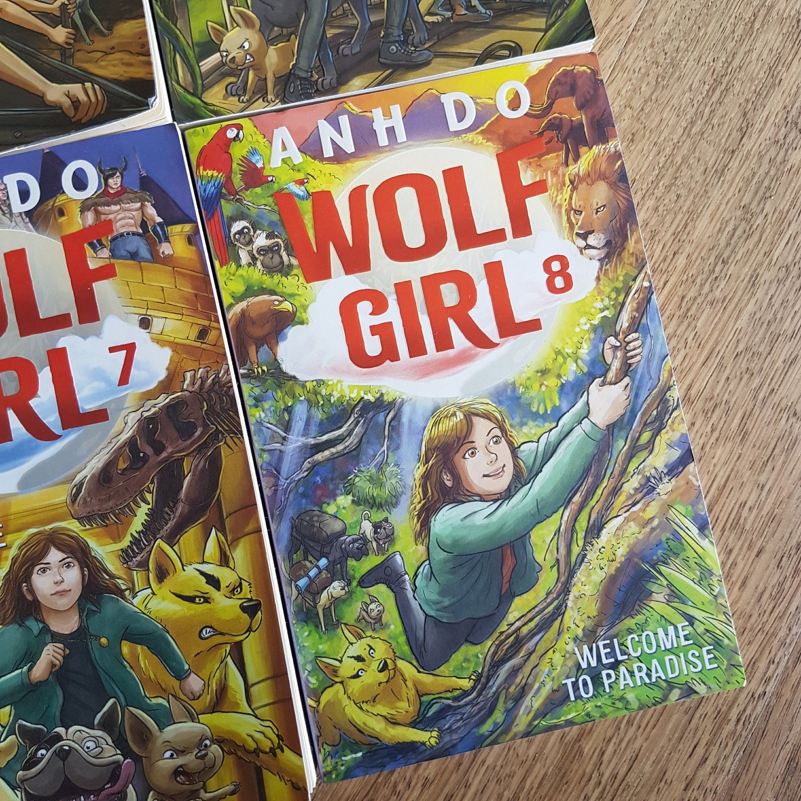 Anh Do WOLF GIRL 1 8 Fantasy Book Bundle Lot Kids Paperback Illustrated Novel8