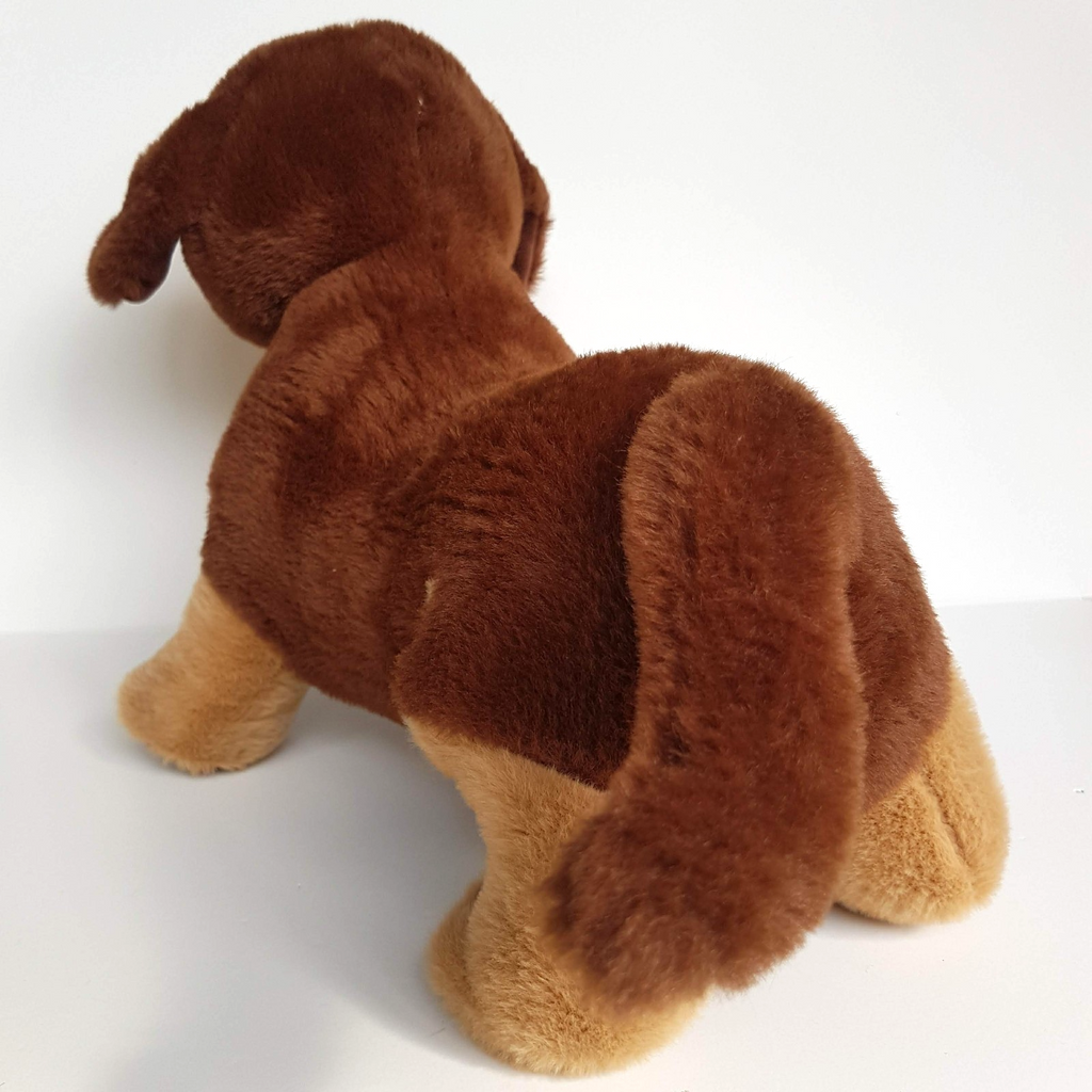 DACHSUND SAUSAGE DOG Plush 41cm Soft Toy Stuffed Animal Pet Cuddly Brown Puppy7
