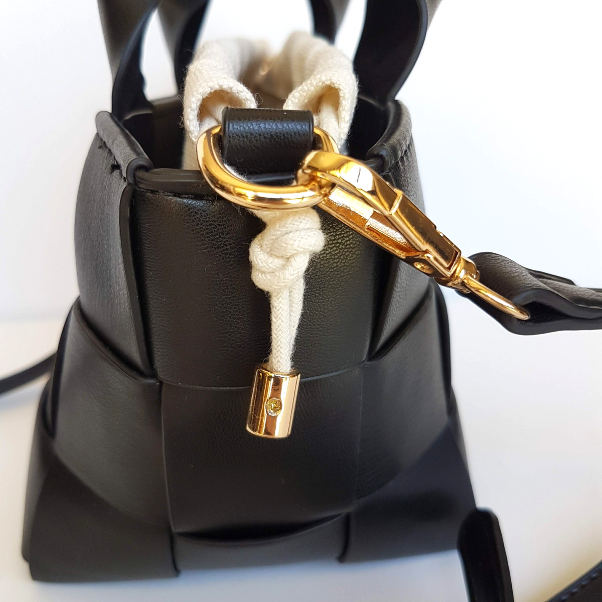 DECJUBA Weave Small Hand bag Shoulder Bag Women's Fashion Leatherlike Soft Touch9
