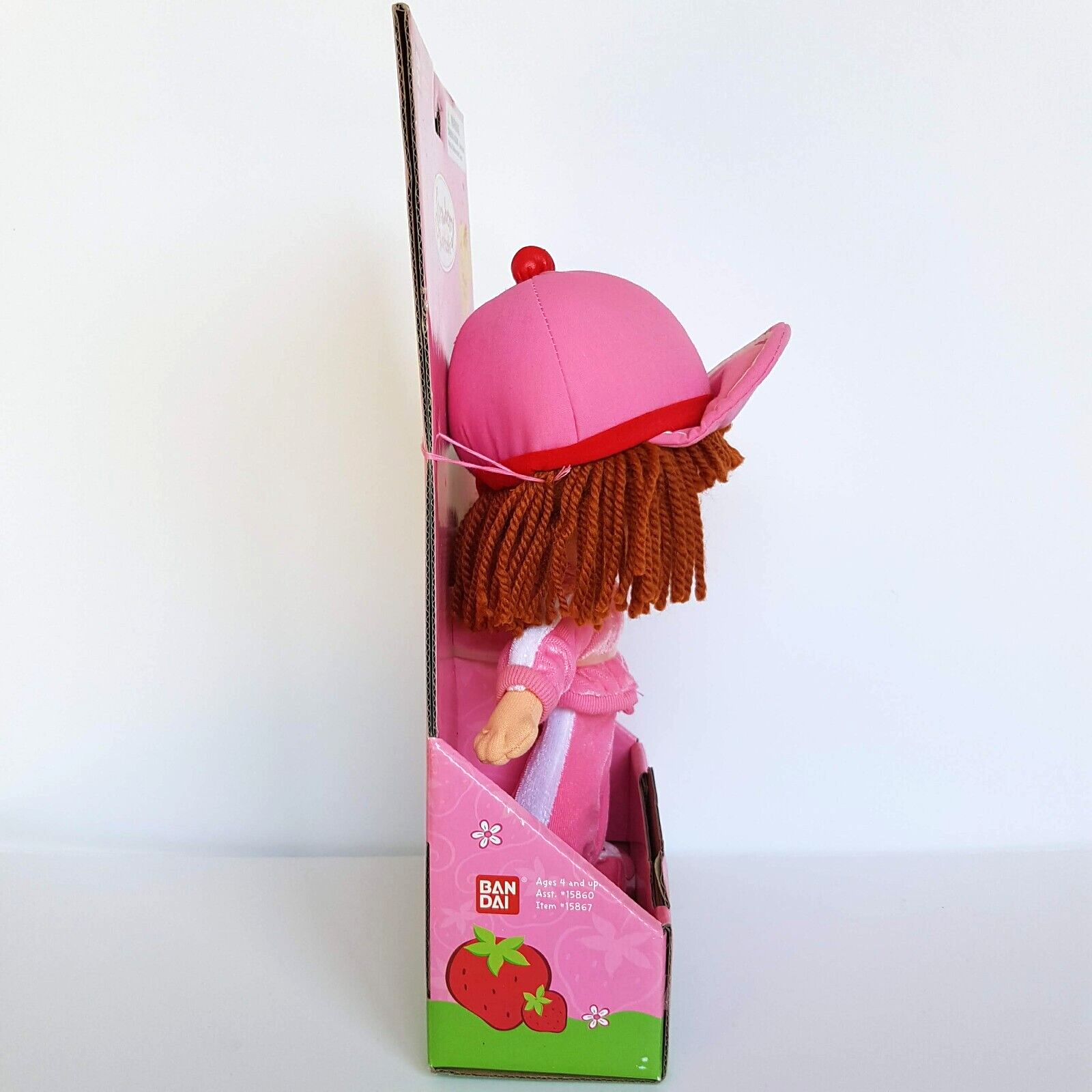 STRAWBERRY SHORTCAKE Berry Soft Friends Joggin' Days Pink Plush Rag Doll BOXED6