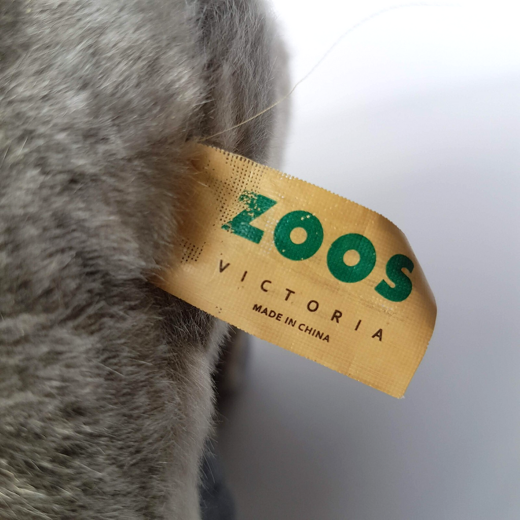 Melbourne Zoo ELEPHANT Plush Grey 25cm Stuffed Animal Soft Toy TAG Cute Cuddly8