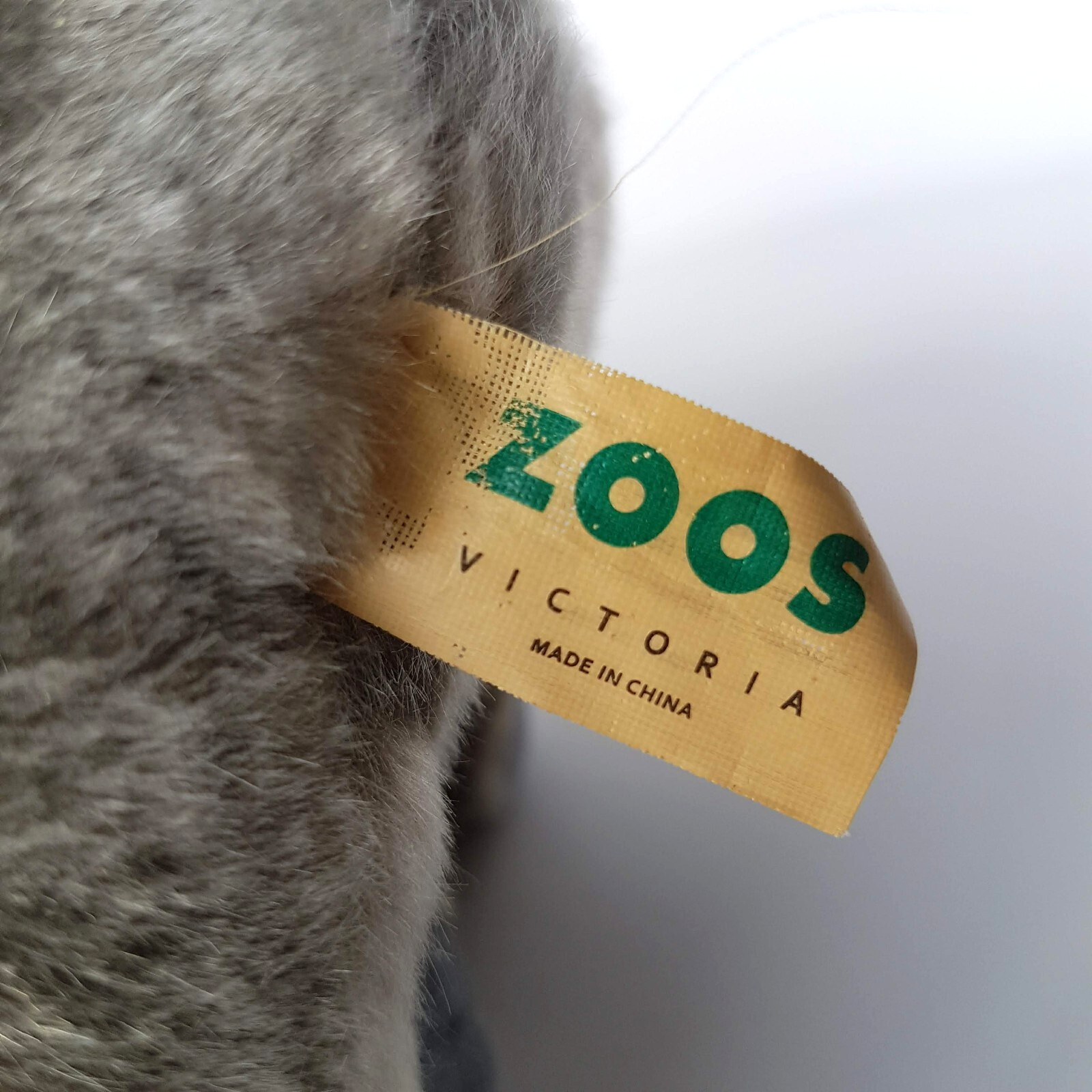 Melbourne Zoo ELEPHANT Plush Grey 25cm Stuffed Animal Soft Toy TAG Cute Cuddly8