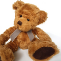 Russ LANGLEY TEDDY BEAR 28cm Plush Soft Toy Stuffed Animal Cuddly Floppy Heavy0