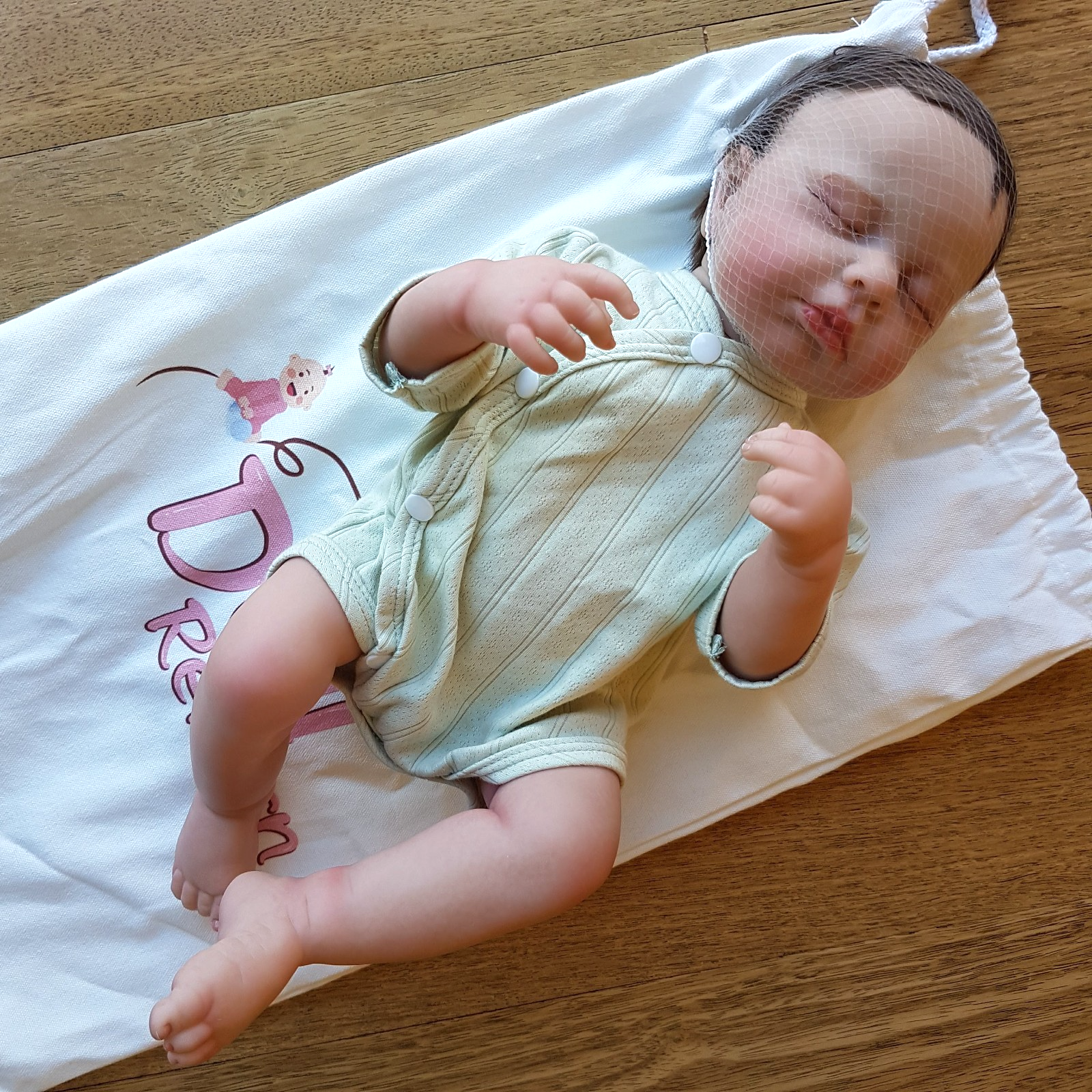 Doll Reborn LIFELIKE BOY BABY Root Hair Realistic 46cm 1kg Weighted Articulated0