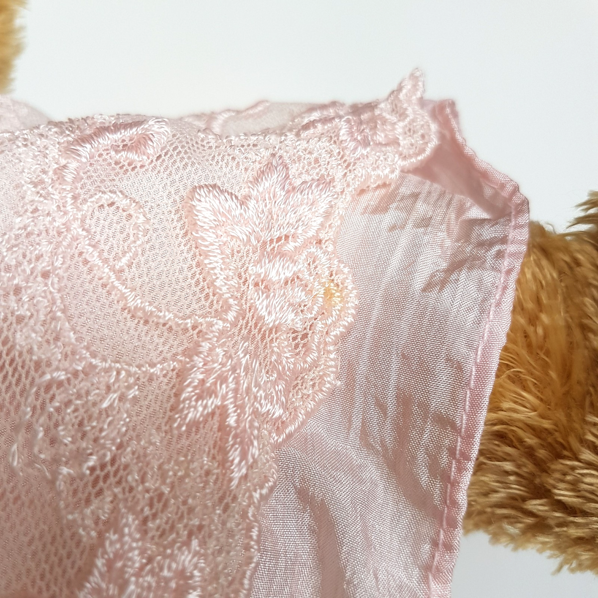 Settler Bears PINK LACE TEDDY Bear 37cm Plush Lace Soft Toy Stuffed Animal Cute10