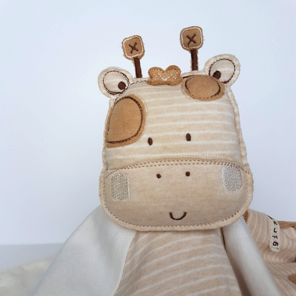 Nature's Purest GIRAFFE Baby Lovey Comforter Security Blanket Soft Toy Animal2