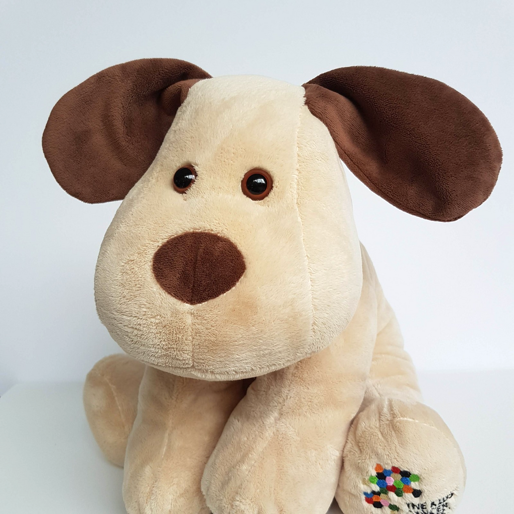 Large MAX DOG Puppy 29cm Stuffed Animal Floppy Soft Toy Kids' Cancer Project1