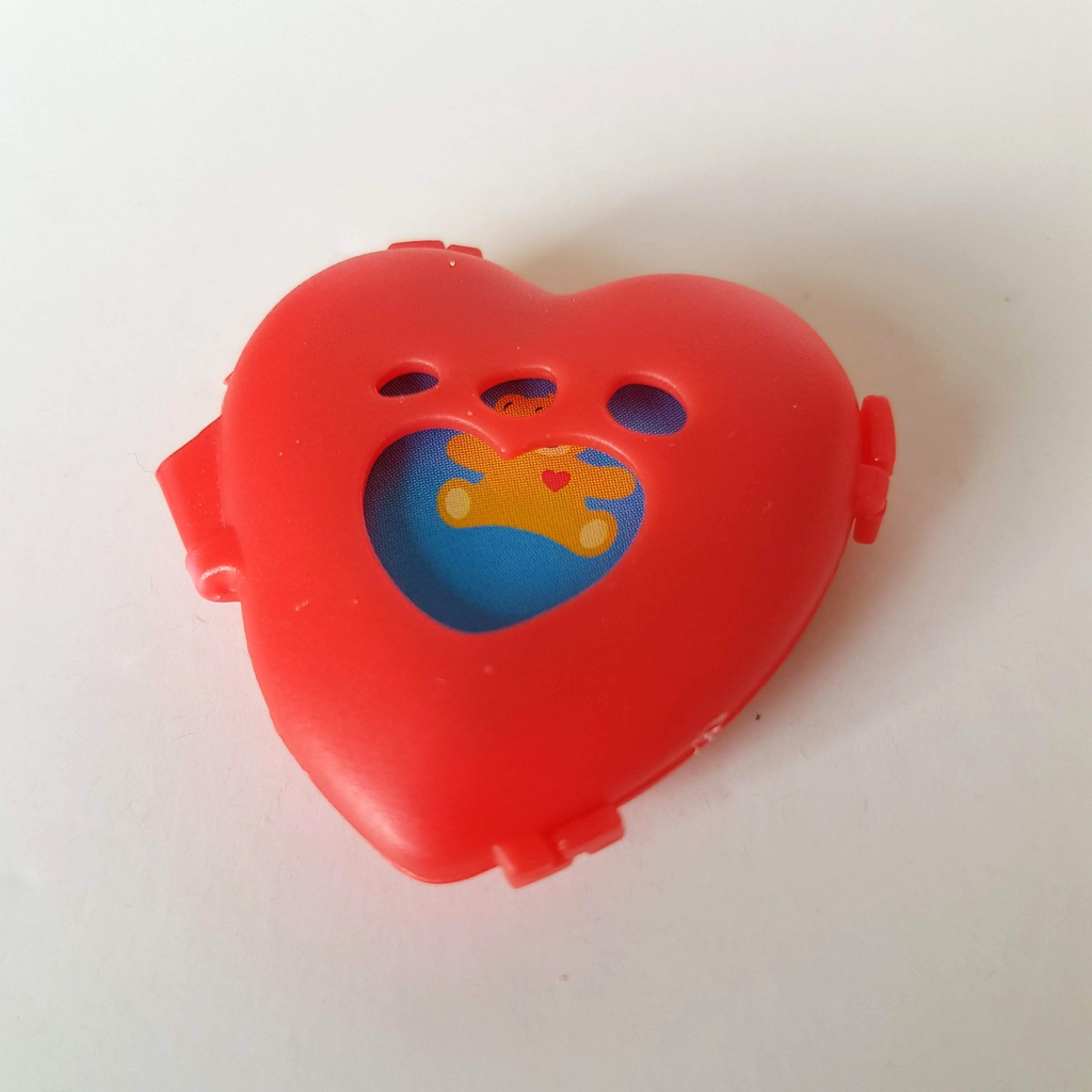 Build A Bear BUDDY SMALLFRY Teddy 19cm Cat T Shirt Stuffed Animal HEART inside9