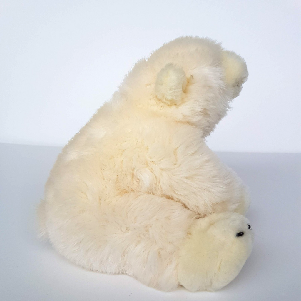 Sea World WHITE POLAR BEAR 19cm Stuffed Animal 2008 Arctic Bear Soft Toy Cute4
