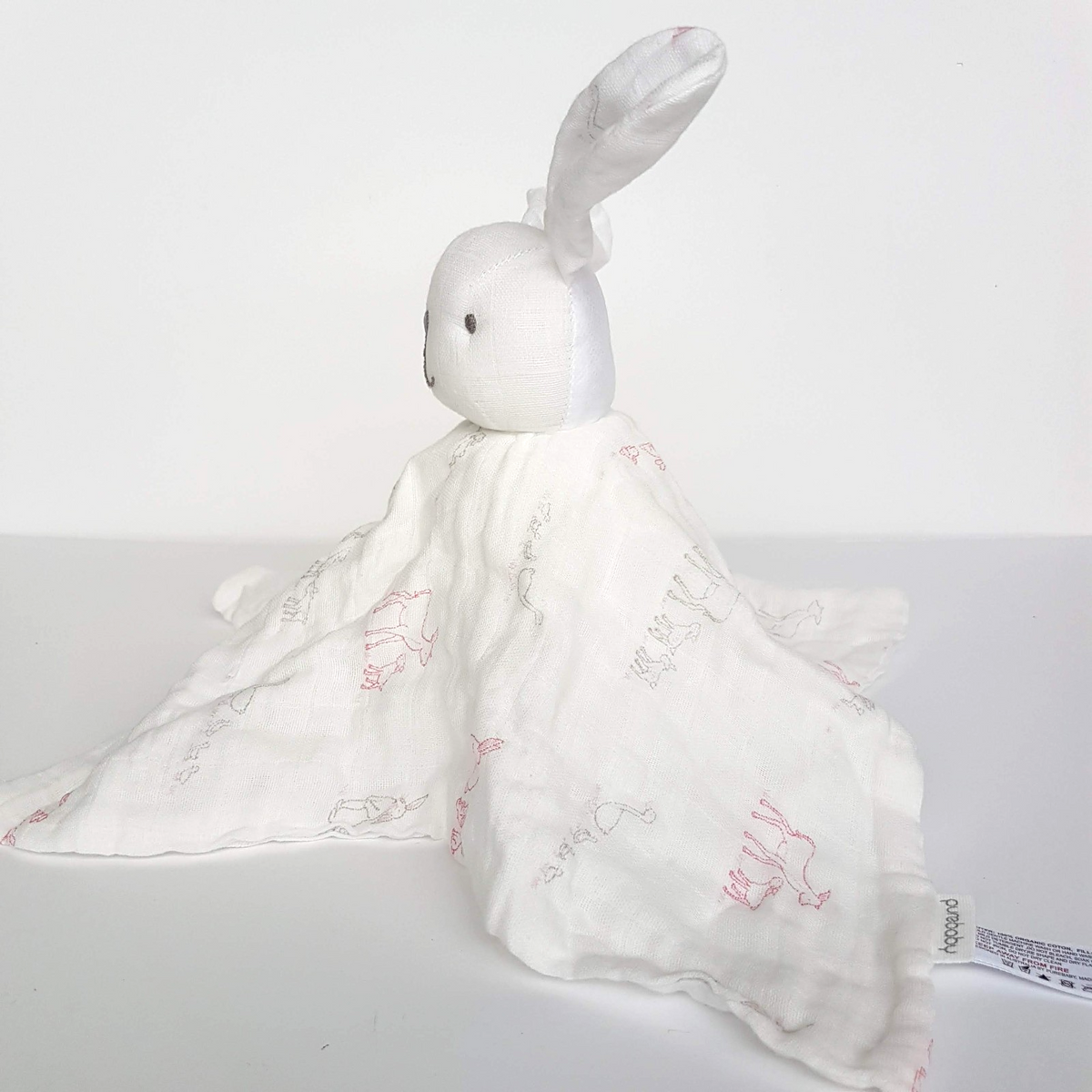 Pure Baby BUNNY RABBIT Lovey Cotton Comforter Plush Soft Toy Security Blanket4