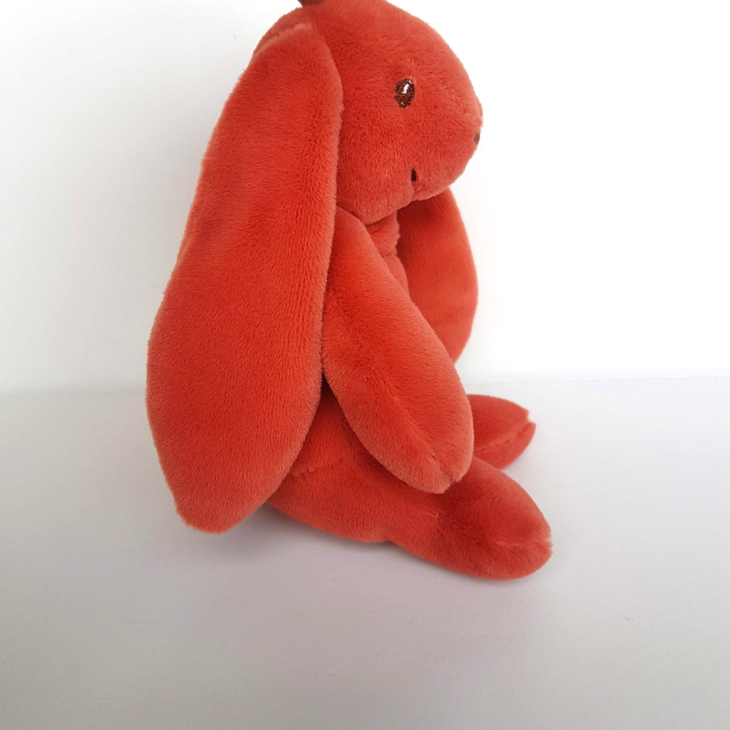 Teddy Time CORAL BUNNY RABBIT Super Plush 21cm Stuffed Animal Soft Toy Carrot4