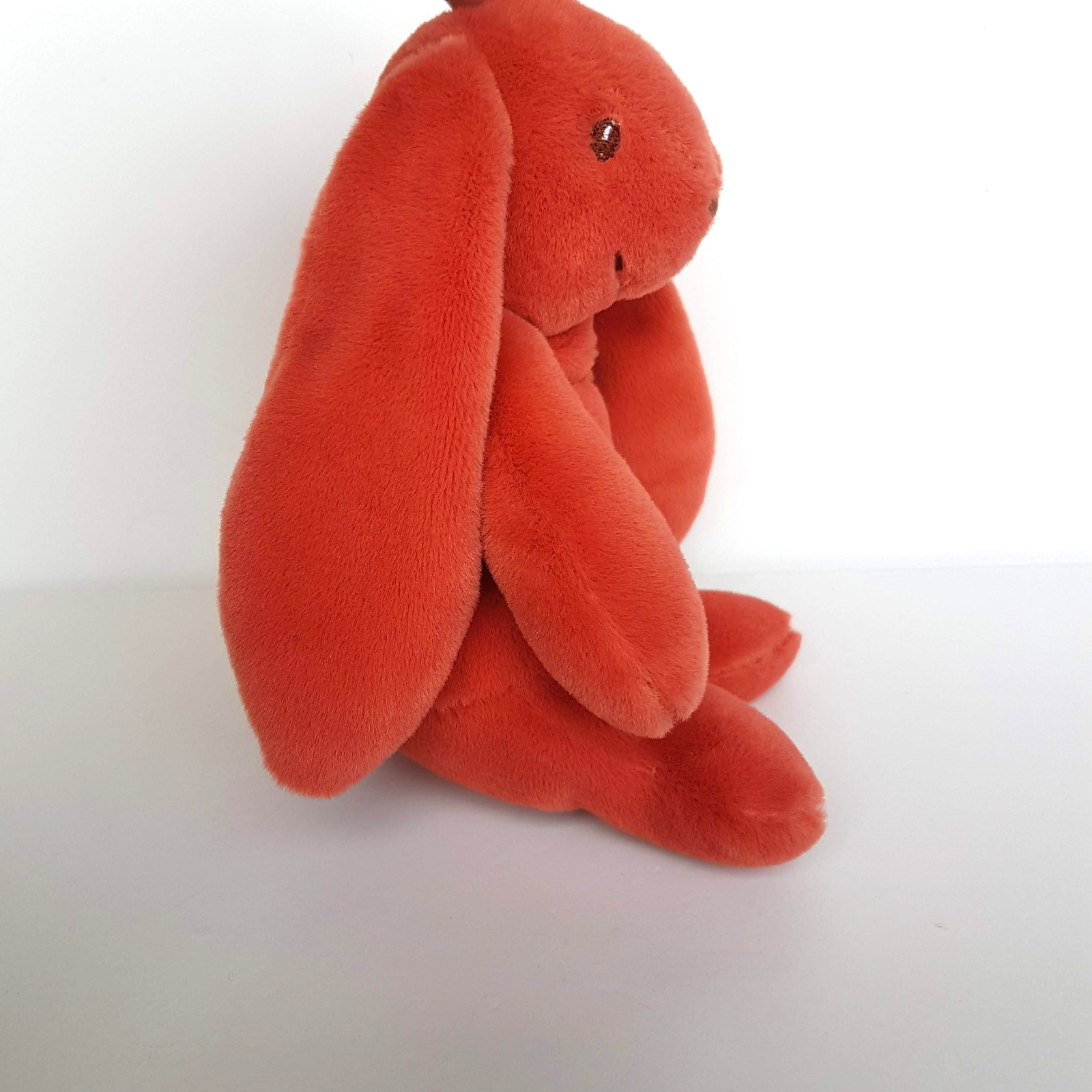 Teddy Time CORAL BUNNY RABBIT Super Plush 21cm Stuffed Animal Soft Toy Carrot4