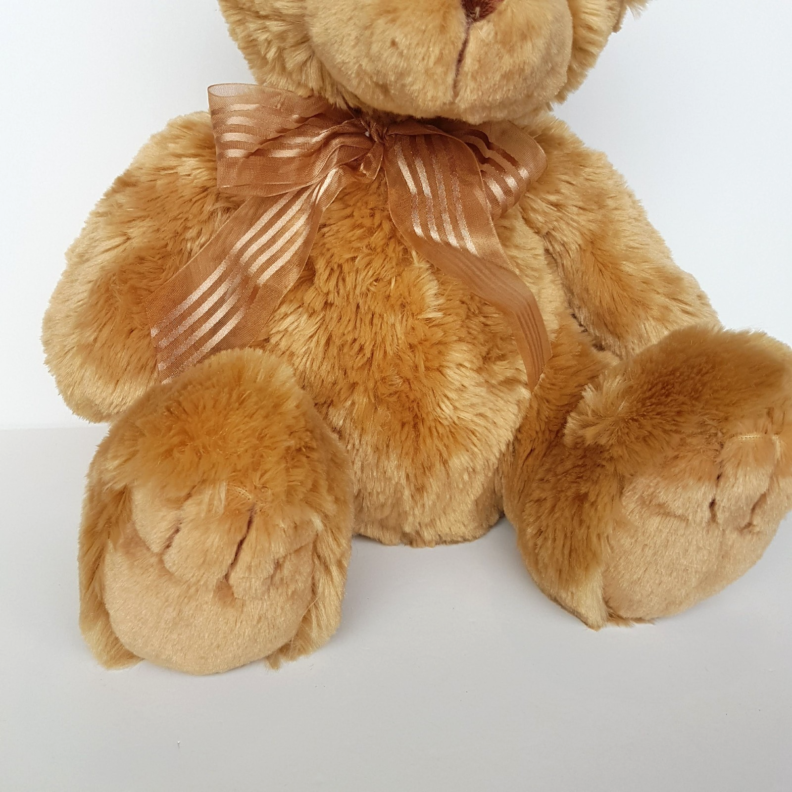 Teddy & Friends TEDDY BEAR Caramel 33cm Plush Soft Toy Stuffed Animal Super Cute2
